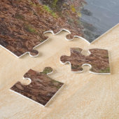 Misty Herfst Trees Country Road Travel Adventure Legpuzzel (Zijkant)