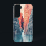 Misty Herfsten Dreamscape Telefoonhoesje Samsung Galaxy Hoesje<br><div class="desc">Cascading watervallen ontmoeten een diepe kloof van mist en steen,  vormen een vreedzame natuurlijke ontsnapping met koele,  vloeiende energie.</div>