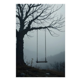 Misty Hill Swing Perfect Poster