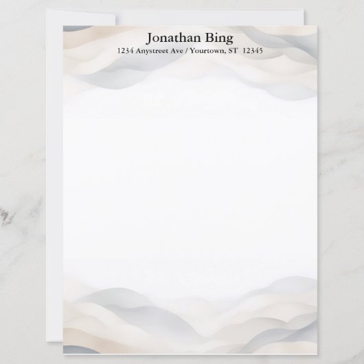 Misty Hills Stationery Paper (Voorkant)