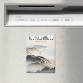 Misty Indiana Dunes National Park Travel Magneet (Insitu (Vaatwasser))