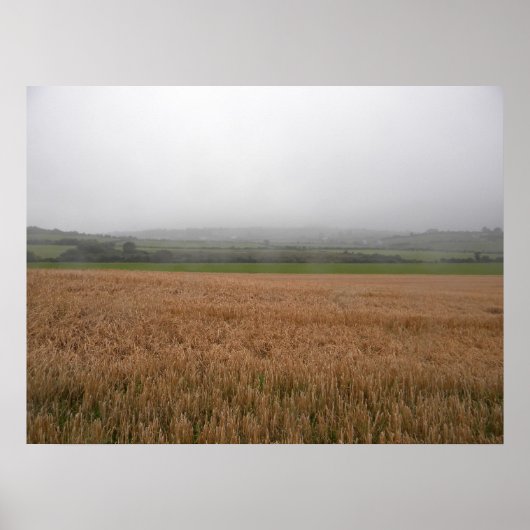 Misty Irish Meadow Print (Voorkant)