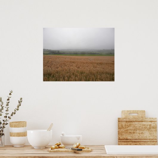 Misty Irish Meadow Print (Keuken)