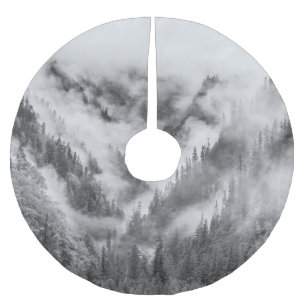 Misty Jiuzhaigou: UNESCO-erfgoed China. Kerstboom Rok