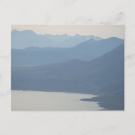 Misty Lake Briefkaart (Voorkant)