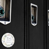 Misty Lake | Dusty Floral Altijd voor altijd Monog Magneet