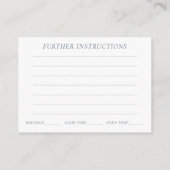 Misty Lake | Heerlijk zacht stoffig Hued recept Ka Informatiekaartje (Achterkant)