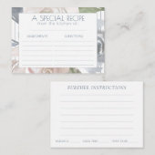 Misty Lake | Heerlijk zacht stoffig Hued recept Ka Informatiekaartje (Voorkant / Achterkant)