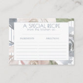 Misty Lake | Heerlijk zacht stoffig Hued recept Ka Informatiekaartje (Voorkant)