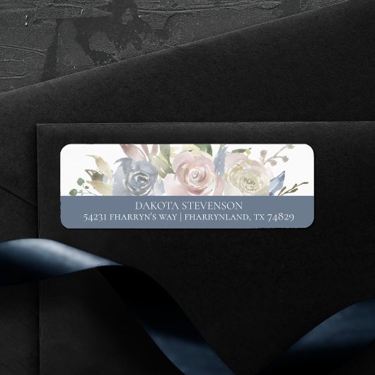 Misty Lake | Mooie zachte stoffige huisstijl brand Etiket