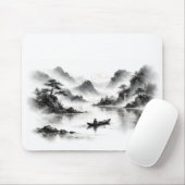 Misty Lake Mousepad Muismat (Met muis)