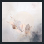 Misty Lake Sunrise Golden Reflection Foto Afdruk<br><div class="desc">Soft golden sunlight pierces through thick morning mist over a calm lake, creating a luminous path of reflection across the water. Tall reeds line the shore while distant trees fade into the haze, and the sky blends warm peach and rose tones into pale blue-gray. The composition radiates profound stillness, gentle...</div>