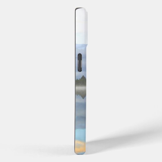Misty Lake Trees Reflection Tranquil Natuur Foto Case-Mate iPhone Case (Achterkant / Rechts)