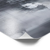 Misty Landschap Inkt Schilderen Foto Afdruk (Hoek)