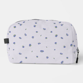 Misty Lavender Japanese Gentian Floral Pattern Toilettasje