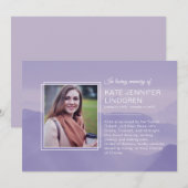 Misty Lavender Mountains - Foto - Loopgeheugen Aankondiging (Voorkant / Achterkant)