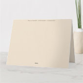 Misty London Street 1800s Verjaardag Kaart (Achterkant)