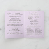 Misty Mauve & Green Nuptial Mass met foto Programma (Binnen)