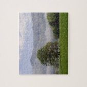 Misty meadow en Rich Mountain, Cades Cove, Legpuzzel (Verticaal)