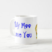 Misty Moo Ik hou van je Koffiemok (Voorkant links)