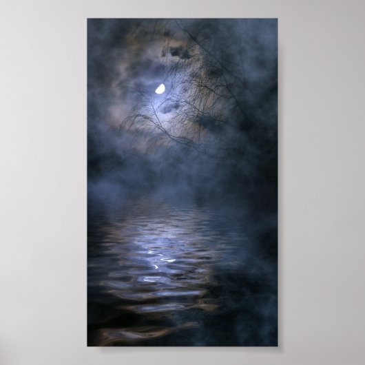 Misty moon poster (Voorkant)