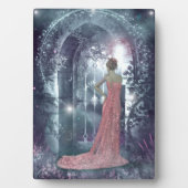 Misty moonlight night fotoplaat (voorkant)