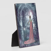 Misty moonlight night fotoplaat (Zijkant)