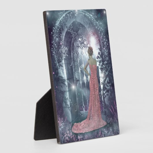 Misty moonlight night fotoplaat (Zijkant)