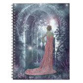 Misty moonlight night notitieboek (Voorkant)