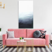Misty Morning Abstract Landscape Canvas Afdruk (Insitu (Woonkamer))