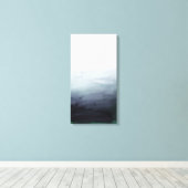 Misty Morning Abstract Landscape Canvas Afdruk (Insitu (Houten vloer))