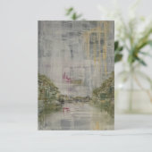 Misty Morning Abstract Landschap notitiekaarten (Staand voorkant)