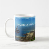Misty Morning bij Nobska Point - Cape Cod MA Koffiemok (Links)