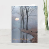 Misty Morning Birthday Kaart (Voorkant)