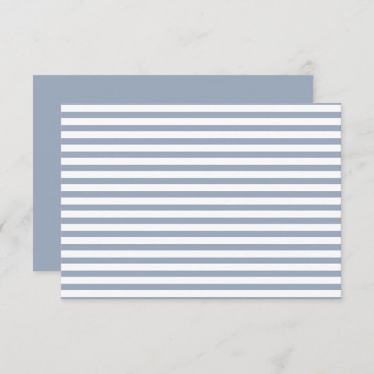 Misty Morning Blue Grey Nautical Anchor RSVP Uitze Kaart (Voorkant / Achterkant)