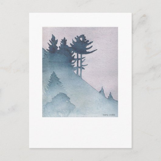 Misty Morning Briefkaart (Voorkant)