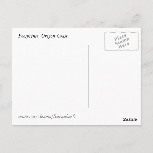 Misty Morning Briefkaart (Achterkant)