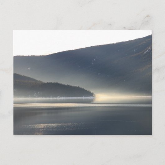 Misty Morning Briefkaart (Voorkant)