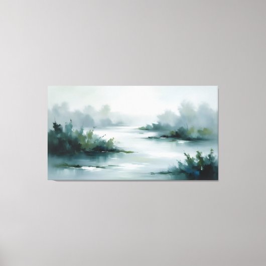 Misty Morning Canvas Afdruk (Voorkant)