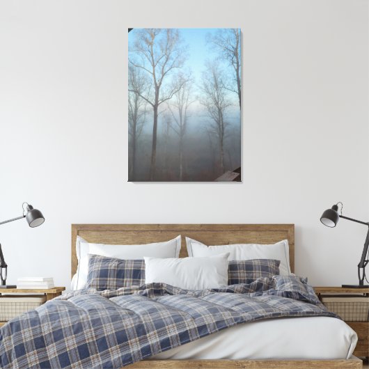 Misty Morning Canvas Afdruk (Insitu (Slaapkamer))