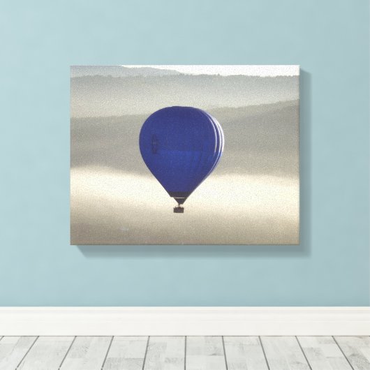 Misty Morning Canvas afdrukken (Insitu (Houten vloer))