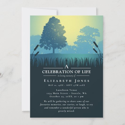 Misty Morning Celebration of Life Funeral (Voorkant)