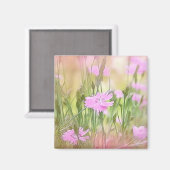 Misty Morning Dianthus Magneet (Voorkant / Achterkant)