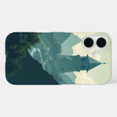 Misty Morning: een vredig landschap Case-Mate iPhone Case (Achterkant (horizontaal))