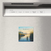 Misty Morning Everglades National Park Florida Magneet (Insitu (Vaatwasser))