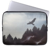 Misty Morning in de bergen Laptop Sleeve (Voorkant)
