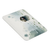 Misty Morning in Kerala India Magneet (Rechterzijde)