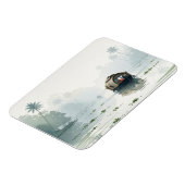 Misty Morning in Kerala India Magneet (Linkerzijde)