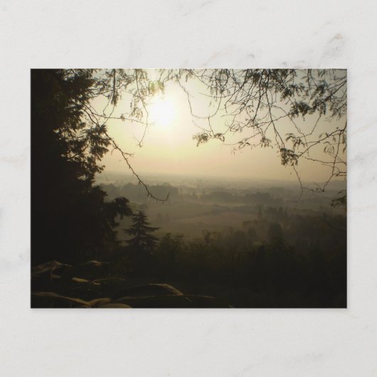 Misty Morning in Vicenza Briefkaart (Voorkant)