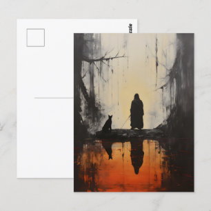 Misty Morning Macabre Briefkaart